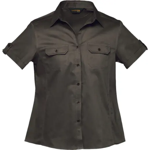Plain Bush Shirt Ladies Safari